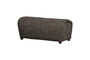 Miniatura Puf de tejido gris jaspeado Baggy Clipped