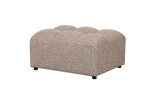 Puf Tejido Marrón Allure Clipped