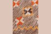 Miniatura Puff Kilim de algodón multicolor 3