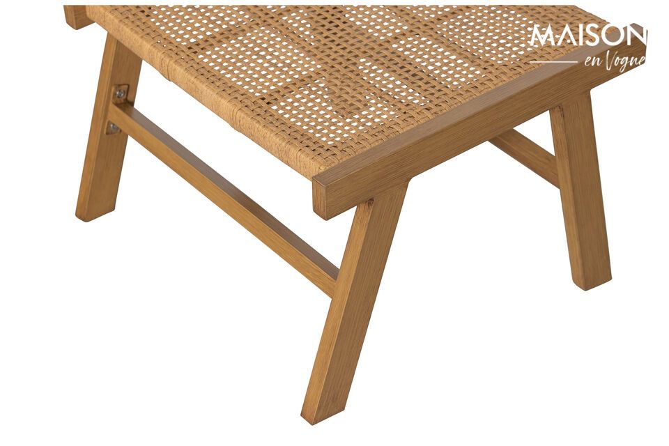 Puk beige aluminum stool - 5