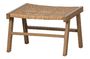 Miniatura Puk taburete de aluminio beige Clipped