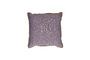Miniature Purple cotton cushion Opposites Clipped