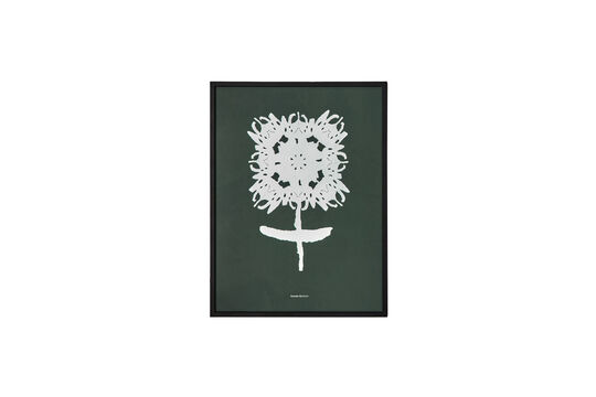 Quadro 30x40 cm Verde scuro e Bianco HDTale Foto ritagliata