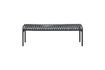 Miniature Raki grey metal bench 2