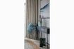 Miniature Raw grey recycled leather and jute rug 3