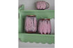 Miniature Rayen Cruche avec couvercle , Rose, Grès 3