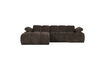 Miniaturansicht Récamiere-Sofa links Cordstoff braun Mojo 4