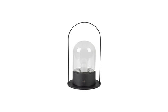 Rechargeable black iron table lamp Smarty Clipped