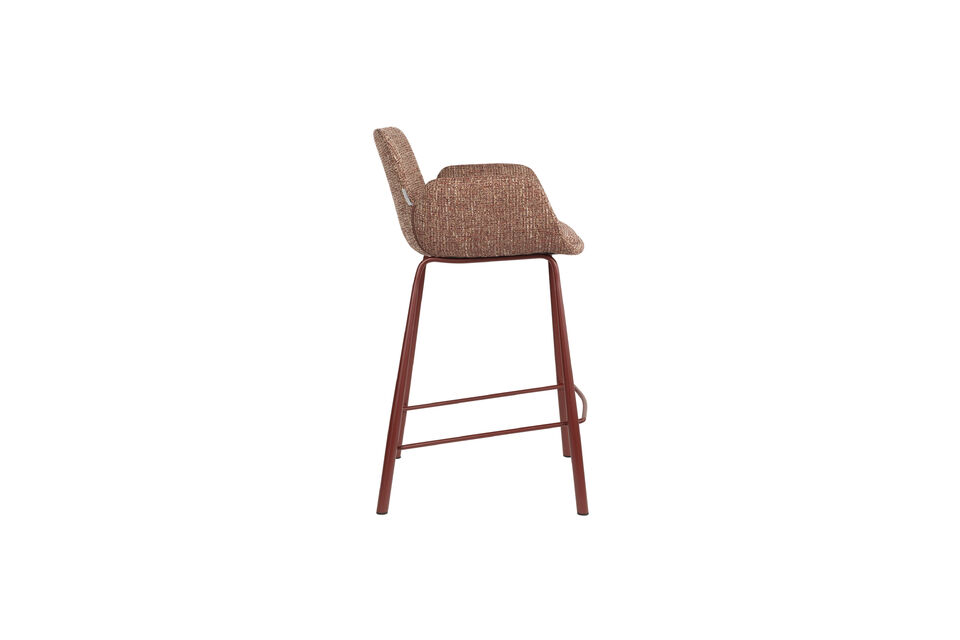 The Brit bar stool from Zuiver is a complement to the Britt dining chair series