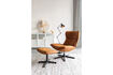 Miniature Repose-pied en cuir PU brun John 2
