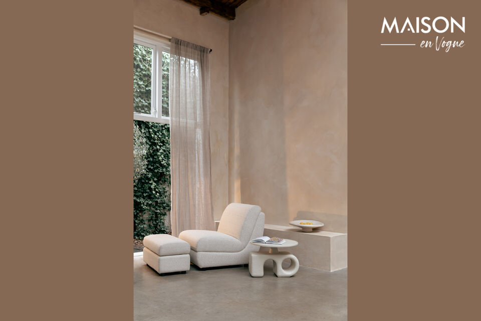 Associez ce pouf au fauteuil assorti