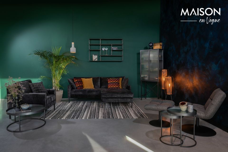 Repose-pied Houda coloris anthracite - 5