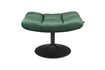 Miniature Repose-pieds Bar en velours vert 6