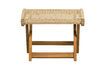 Miniature Repose-pieds en bois beige Lois 1