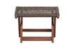 Miniature Repose-pieds en bois marron foncé Lois 1