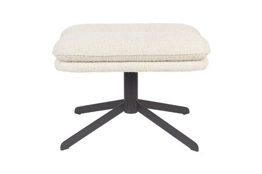 Voir la fiche produit repose-pieds en tissu blanc Tyler Repose-pieds en tissu blanc Tyler