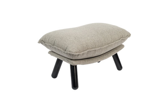 Repose-pieds en tissu gris clair Lazy Sack Détouré
