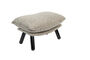 Miniature Repose-pieds en tissu gris clair Lazy Sack Détouré