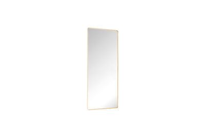 Retro brown metal mirror