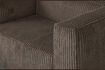 Miniature Ribcord brown Bean armchair 7