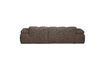 Miniature Right Chaise Longue Sofa Boucle Brown Melange Mojo 7