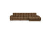 Miniature Right Chaise Longue Sofa Brass Velvet Second Date 2