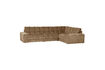 Miniature Right corner sofa 316x212 cm vintage sand fabric Second Date 1