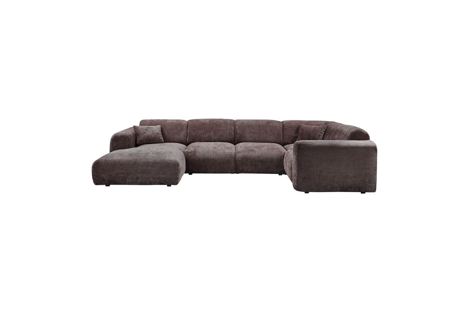 Covered with a luxurious Chenille fabric (100% polyester) Beautiful rounded shapes Comes with two