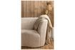 Miniature Right-corner sofa in cream fabric Stone 3