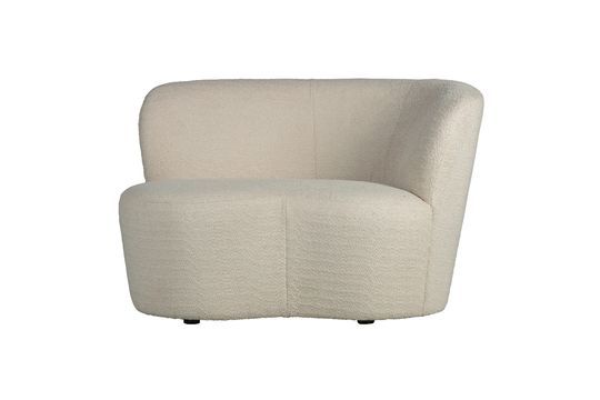 Right-corner sofa in cream fabric Stone