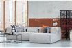 Miniature Right corner sofa in light gray fabric Bean 3