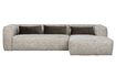 Miniature Right corner sofa in light gray fabric Bean 4
