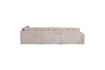 Miniature Right corner sofa in natural rib fabric Second Date 5
