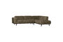 Miniature Right Corner Sofa Structure Velvet Bonsai STATEMENT Clipped
