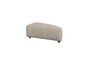 Miniature Right element pouf in beige fabric Hunter Clipped