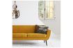 Miniature Rocco ocher velvet 3-seater sofa 2