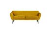 Miniature Rocco ocher velvet 3-seater sofa 1