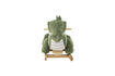 Miniature Rocking toy crocodile in green polyester Arnie 9