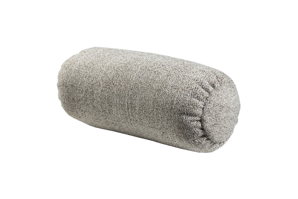 Rollenkissen 50xØ23 cm Webstoff Natur Melange BAGGY Woood