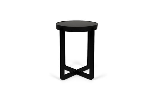 Zie de productbeschrijving ronde bijzettafel van zwart staal Centre Ronde bijzettafel van zwart staal Centre