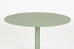 Miniatuur Ronde bistrotafel van staal groen Snow 2