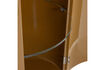 Miniatuur Ronde kast 72x45 cm MDF honinggeel hoogglans Sera 8