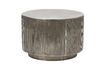 Miniature Rota small silver aluminum coffee table 1