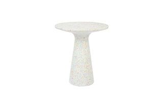 Round 40 cm side table in multicolour terrazzo Victoria