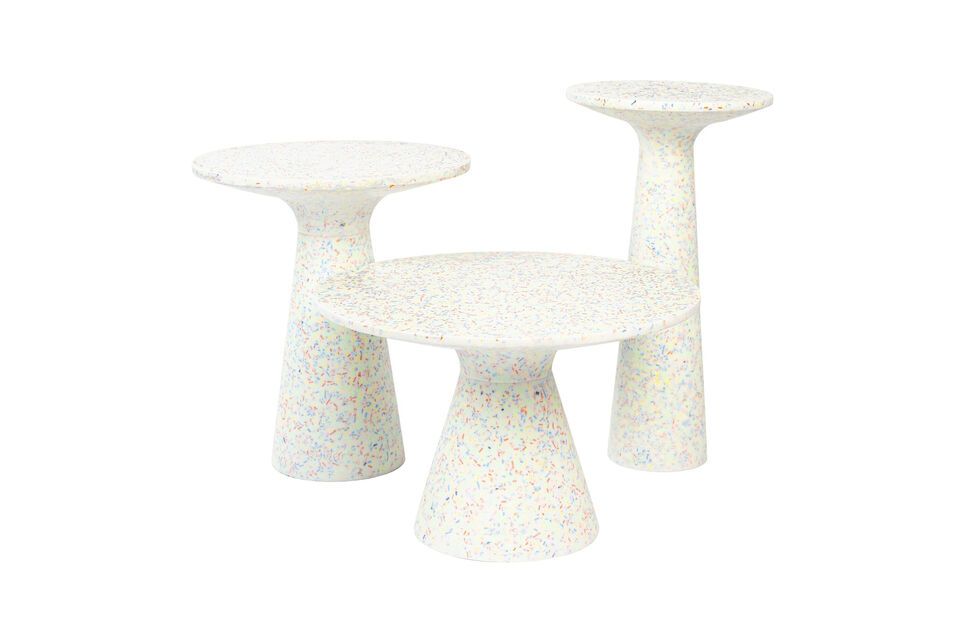 Produced from plastic scraps from a toy factory