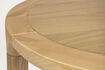 Miniature Round 45 cm natural wood side table Storm 2
