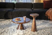 Miniature Round Acacia Side Table Brown Floss 3