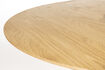 Miniature Round beige wood dining table Lotus 6