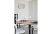 Miniature Round beige wood dining table Raku 3