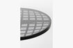 Miniature Round bistro garden table 80 cm in black aluminum and glass Albert Garden 10